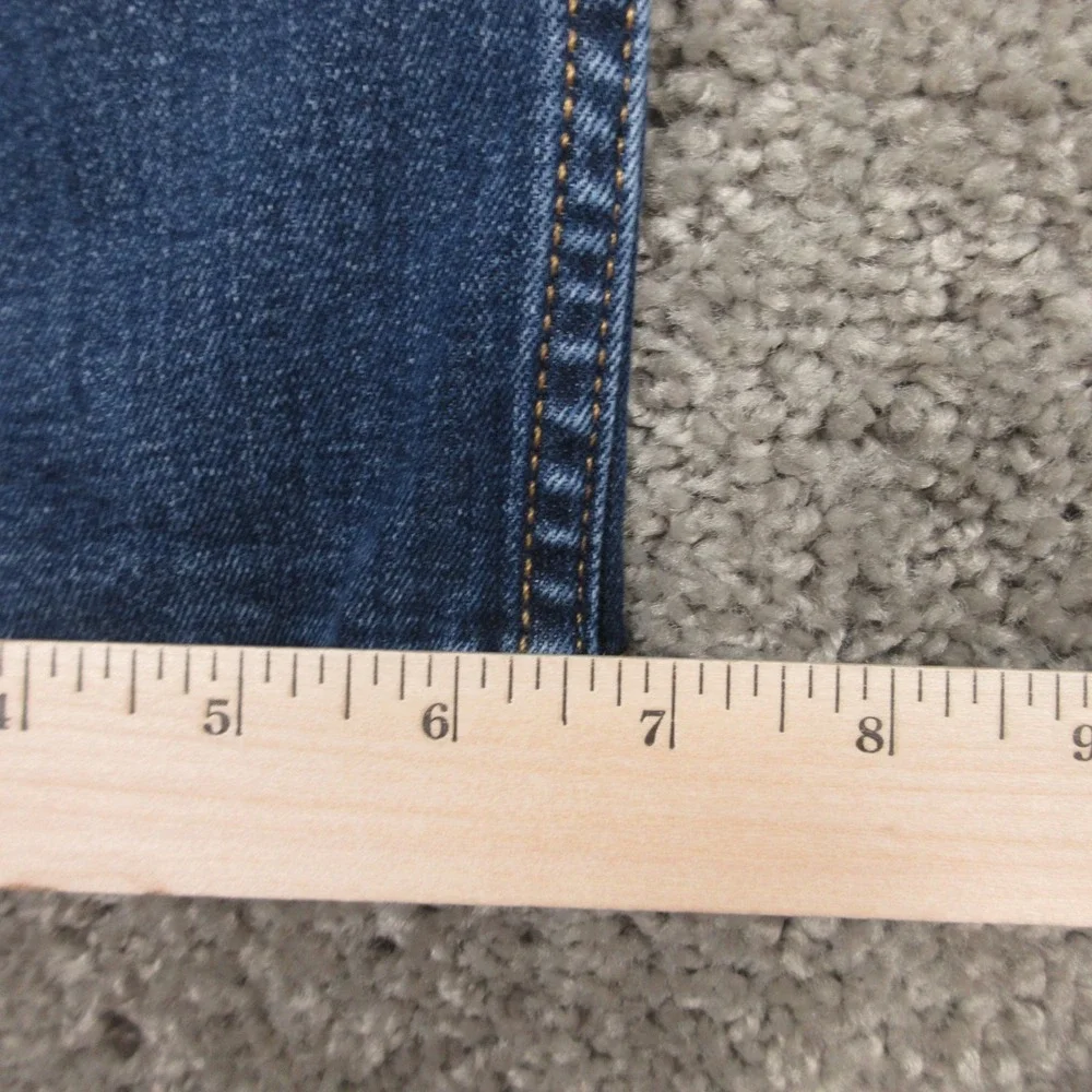 Levis Jeans‎ Mens 33x29 (Tag 33x32) Blue 511 Slim Straight Faded Zip Denim Pants